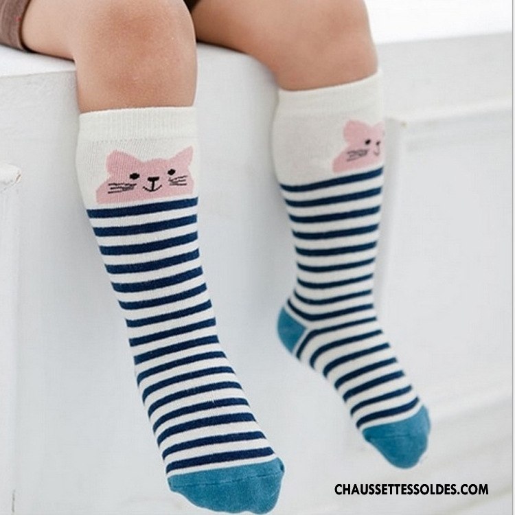 Chaussettes Mi Hautes Fille Animal Le Nouveau Bébé Chaussettes En Coton Dessin Animé Milieu Rose