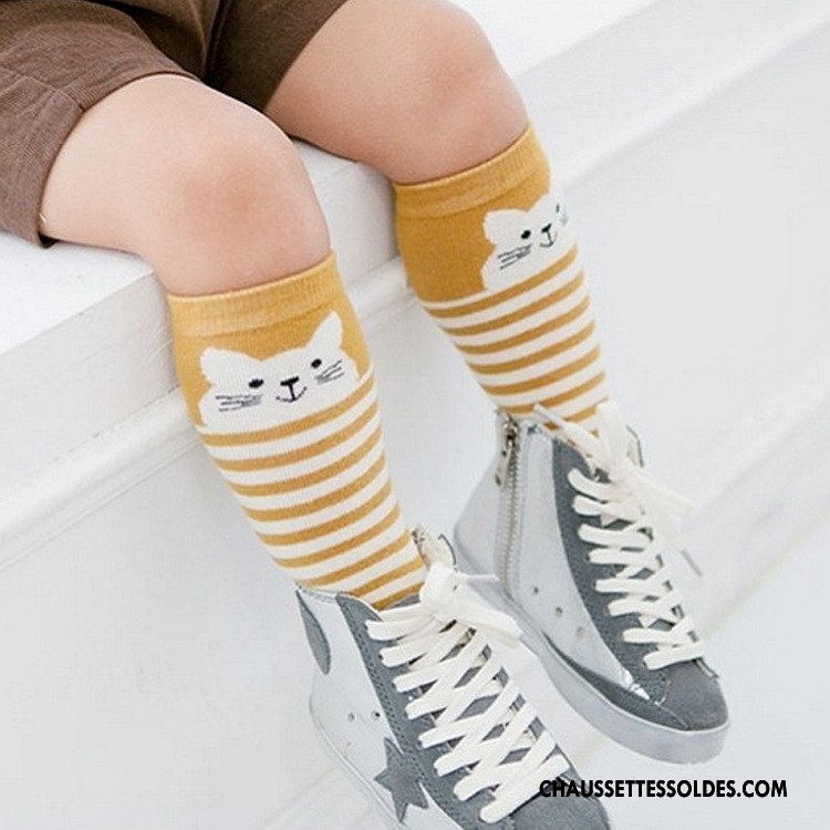 Chaussettes Mi Hautes Fille Animal Le Nouveau Bébé Chaussettes En Coton Dessin Animé Milieu Rose