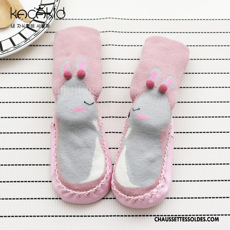 Chaussettes Mi Hautes Fille Bébé Femme Renforcé Terry Le Nouveau Cuir Bleu Marin