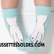 Chaussettes Mi Hautes Fille Bébé Légère Dessin Animé Le Nouveau Enfant Asymétrie Blanc