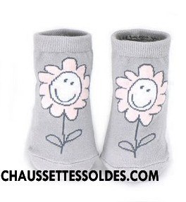 Chaussettes Mi Hautes Fille Bébé Légère Dessin Animé Le Nouveau Enfant Asymétrie Blanc