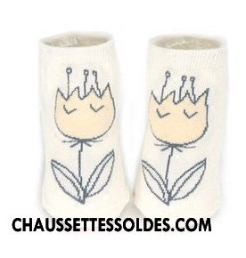 Chaussettes Mi Hautes Fille Bébé Légère Dessin Animé Le Nouveau Enfant Asymétrie Blanc