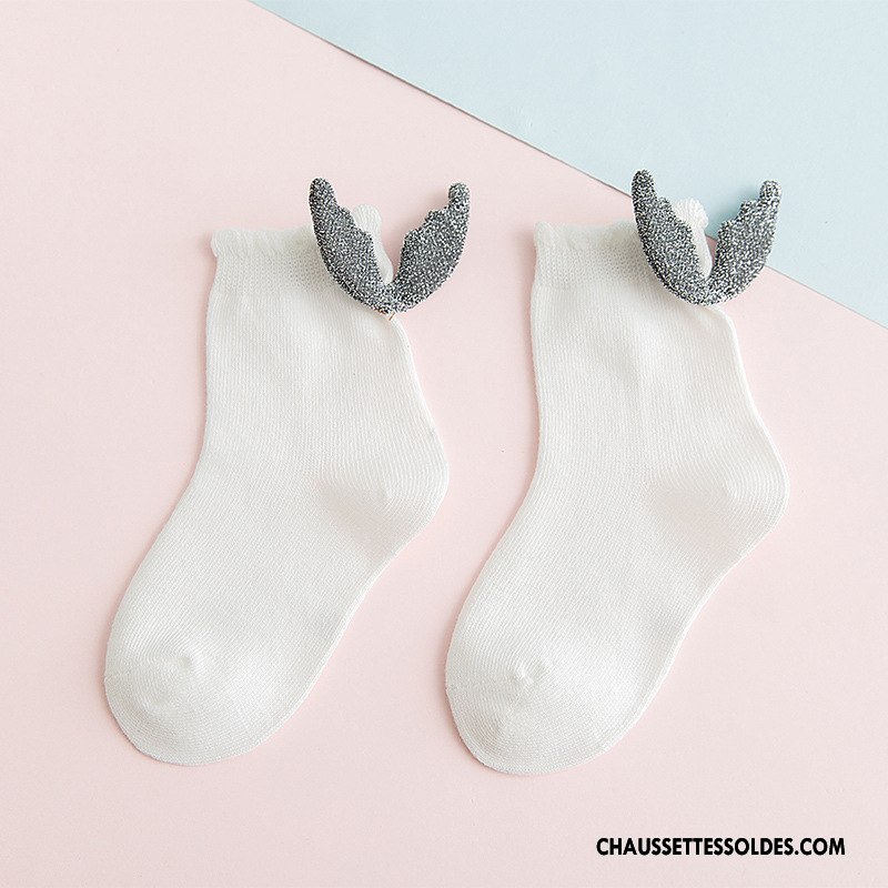 Chaussettes Mi Hautes Fille Chaussette Courte Le Nouveau Enfant Printemps Femme Tendance