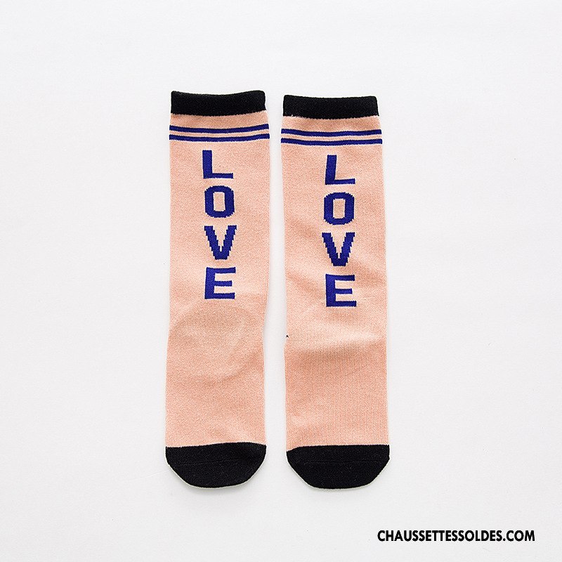 Chaussettes Mi Hautes Fille Chaussettes En Coton Matelassé Enfant L'automne Dimensionnel Hiver Jaune