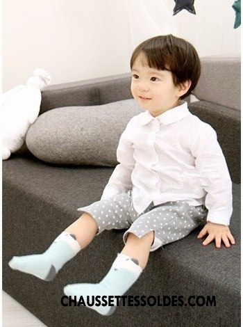 Chaussettes Mi Hautes Fille Dessin Animé Chat Bébé Coton Bio Renard Ultra Or