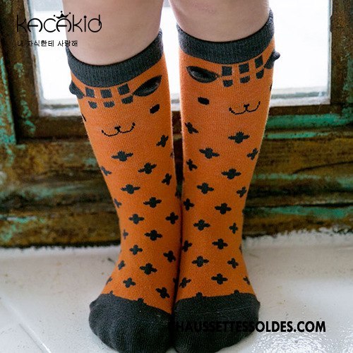 Chaussettes Mi Hautes Fille Dessin Animé Dimensionnel Enfant Homme Femme Printemps Vert