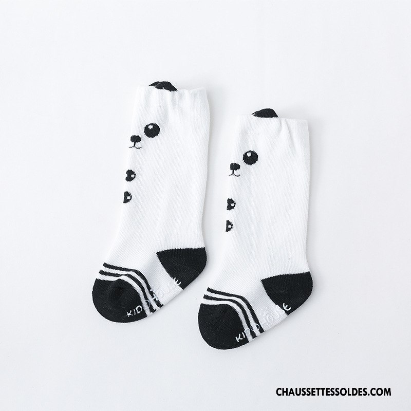 Chaussettes Mi Hautes Fille Dimensionnel Dessin Animé Printemps 100% Coton Bébé Enfant Rose