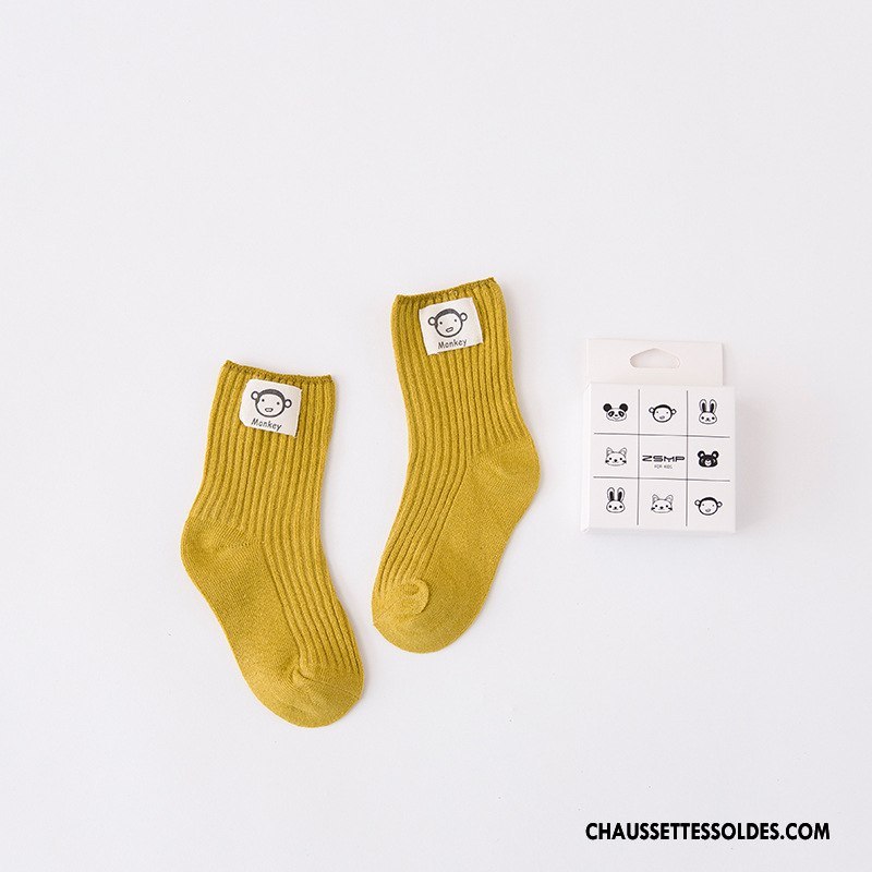 Chaussettes Mi Hautes Fille Enfant Animal L'automne Courte Dessin Animé Charmant
