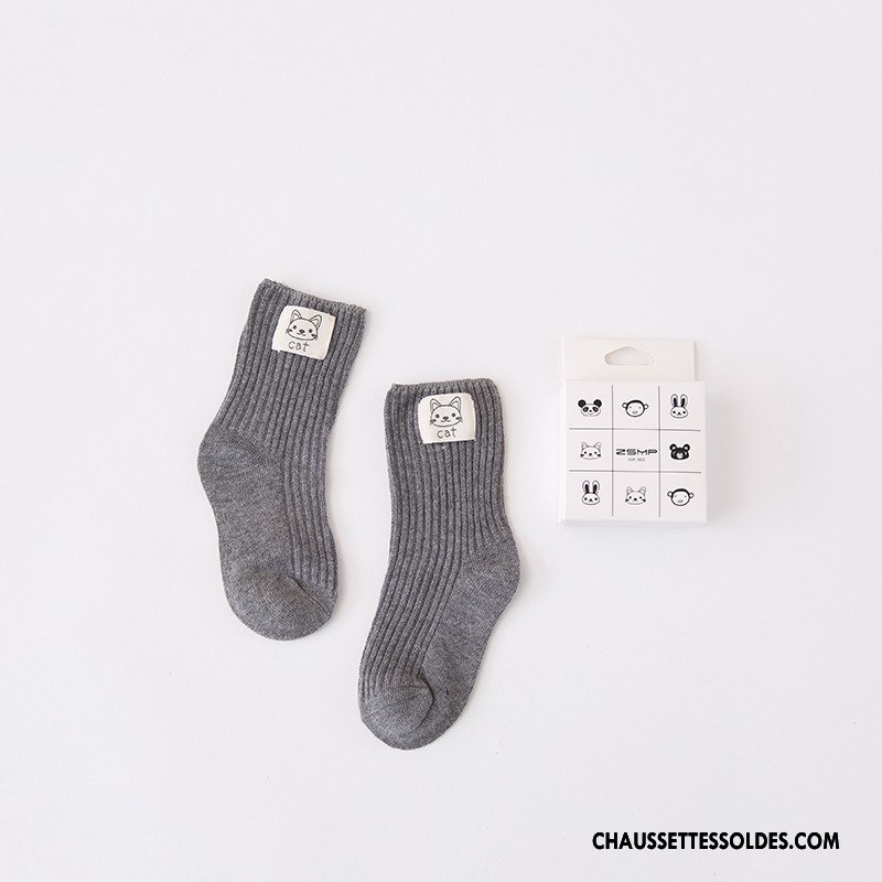 Chaussettes Mi Hautes Fille Enfant Animal L'automne Courte Dessin Animé Charmant