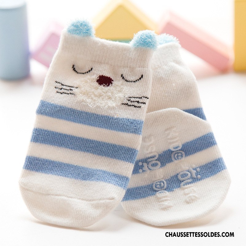 Chaussettes Mi Hautes Fille Enfant Le Nouveau Dessin Animé L'automne Bouche Libre Bébé Jaune