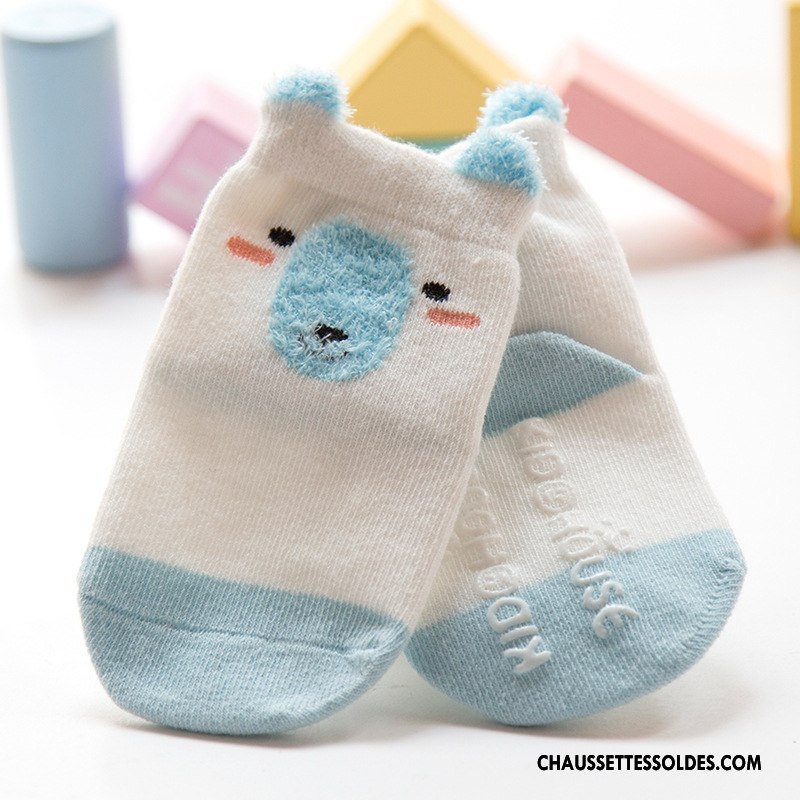 Chaussettes Mi Hautes Fille Enfant Le Nouveau Dessin Animé L'automne Bouche Libre Bébé Jaune