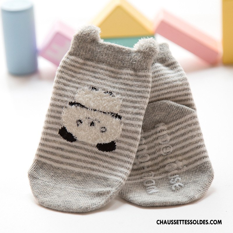 Chaussettes Mi Hautes Fille Enfant Le Nouveau Dessin Animé L'automne Bouche Libre Bébé Jaune