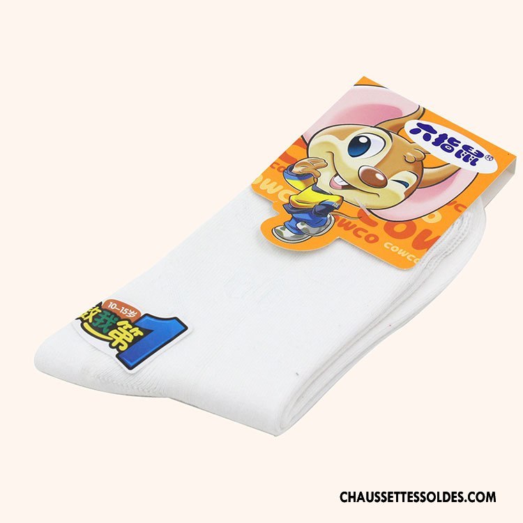 Chaussettes Mi Hautes Fille Enfant Le Nouveau Offre Spéciale Coton Bio L'automne Printemps Bleu