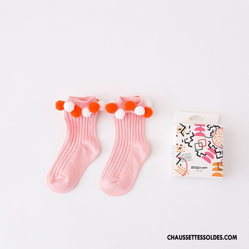 Chaussettes Mi Hautes Fille Enfant Matelassé Manuel L'automne Hiver Milieu Vert Foncé