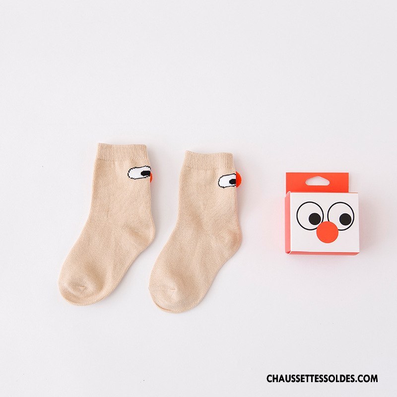 Chaussettes Mi Hautes Fille Enfant Nouveau Bébé Petit L'automne Hiver Blanc