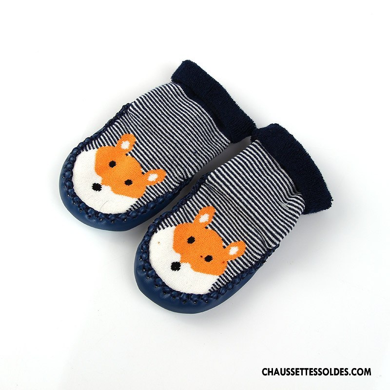 Chaussettes Mi Hautes Fille Hiver Le Nouveau Kaki Cuir Bébé Enfant