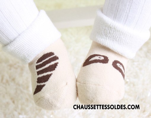 Chaussettes Mi Hautes Fille Homme Femme 100% Coton Thermiques Dessin Animé Bébé Rose