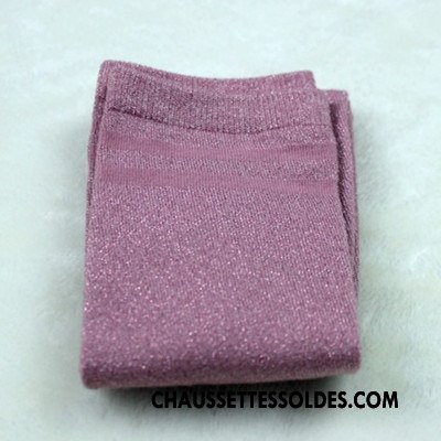 Chaussettes Mi Hautes Fille L'automne Rayé Femme Le Nouveau Printemps Milieu Gris
