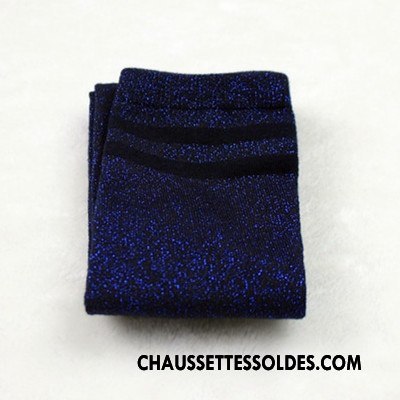Chaussettes Mi Hautes Fille L'automne Rayé Femme Le Nouveau Printemps Milieu Gris