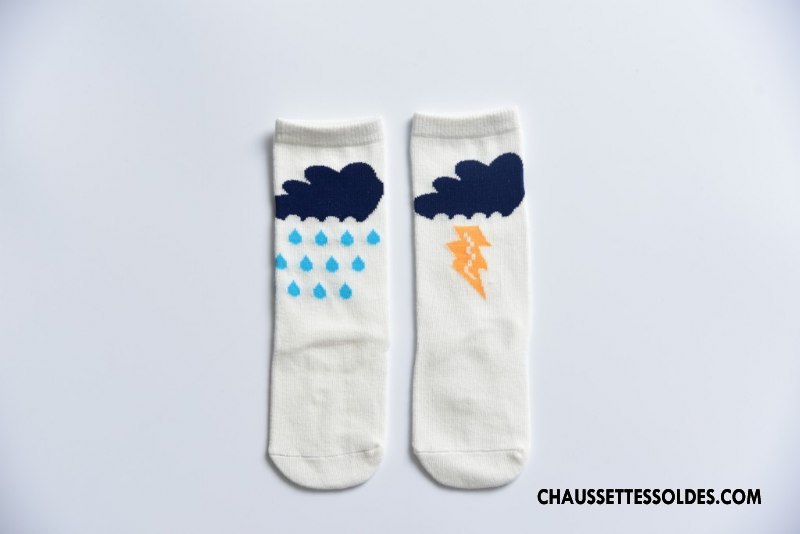 Chaussettes Mi Hautes Fille Long Stock Bébé Printemps Enfant L'automne Charmant Gris