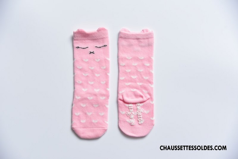 Chaussettes Mi Hautes Fille Long Stock Bébé Printemps Enfant L'automne Charmant Gris