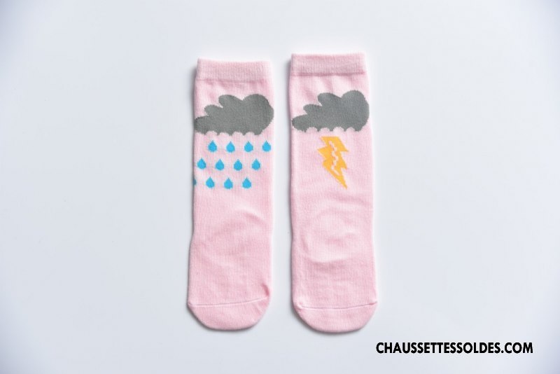 Chaussettes Mi Hautes Fille Long Stock Bébé Printemps Enfant L'automne Charmant Gris