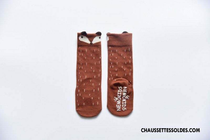 Chaussettes Mi Hautes Fille Long Stock Bébé Printemps Enfant L'automne Charmant Gris