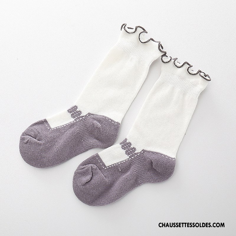 Chaussettes Mi Hautes Fille Manuel Bébé Enfant Milieu Le Nouveau Femme