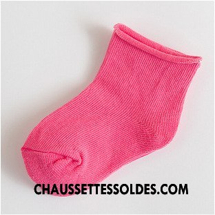 Chaussettes Mi Hautes Fille Matelassé Bébé Bouche Libre 100% Coton Enfant Ourlet Pure Vert