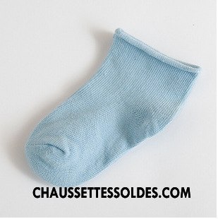 Chaussettes Mi Hautes Fille Matelassé Bébé Bouche Libre 100% Coton Enfant Ourlet Pure Vert