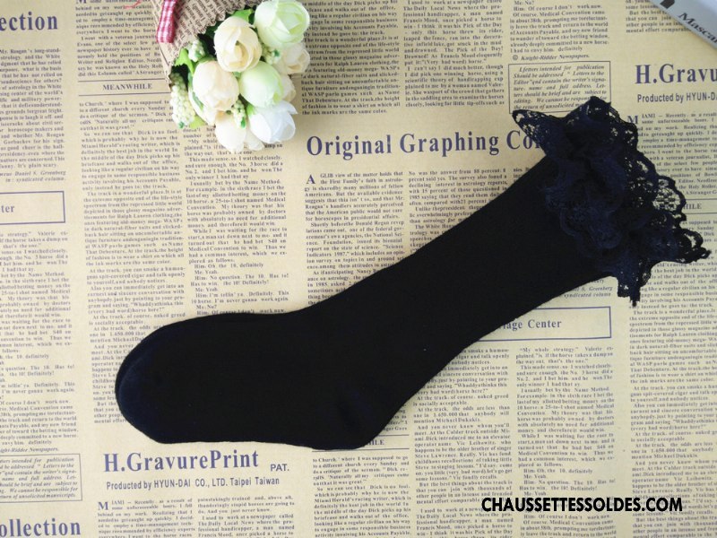 Chaussettes Mi Hautes Fille Matelassé Nouvelles Arrivées Manuel Dentelle Enfant Blanc