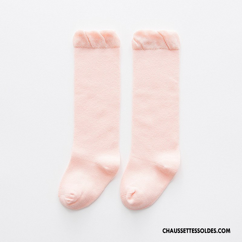Chaussettes Mi Hautes Fille Milieu Bébé Coton Bio Bulle Enfant Pure Violet
