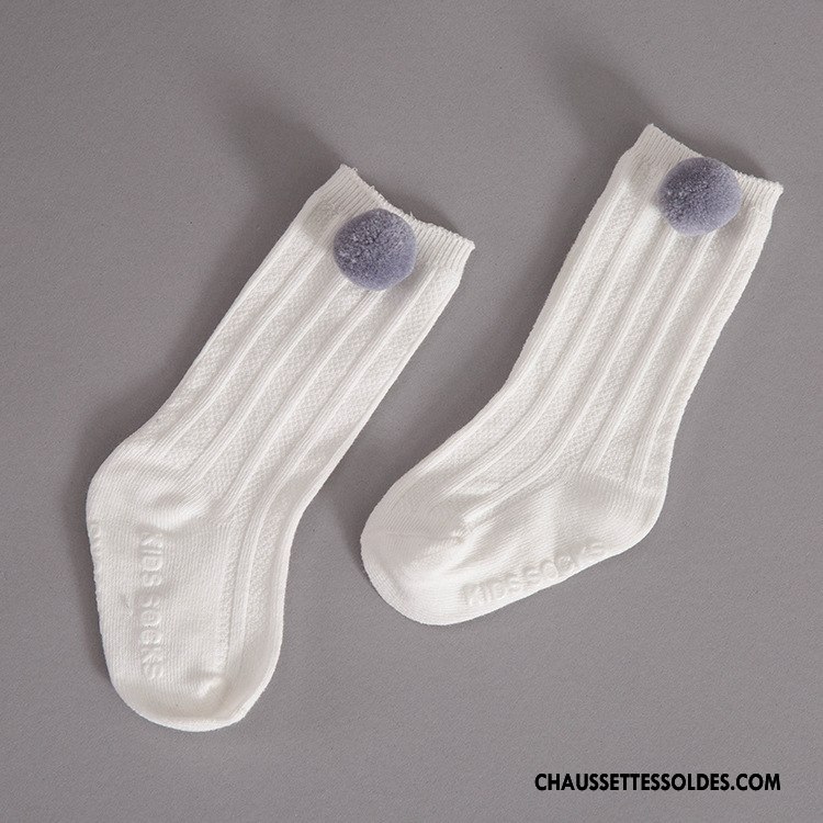 Chaussettes Mi Hautes Fille Nouveau Hiver Printemps Coton Bio Bébé Homme Bleu