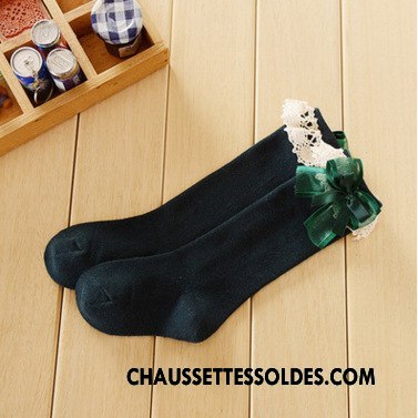 Chaussettes Mi Hautes Fille Printemps Papillon L'automne Enfant Milieu Chaussettes En Coton Marron / Brun