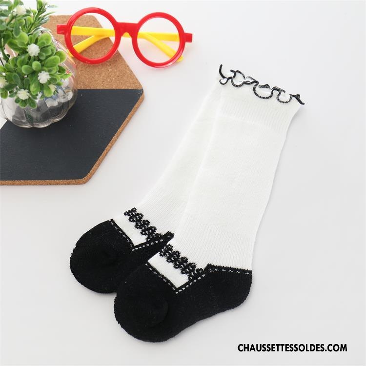 Chaussettes Mi Hautes Fille Renforcé Dentelle Milieu Manuel Danse Femme Rouge