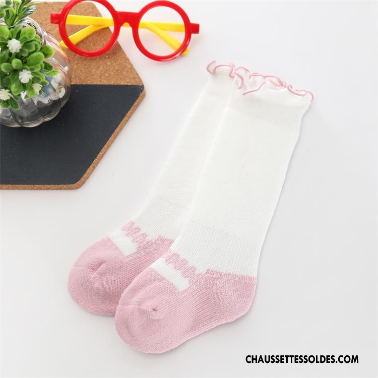 Chaussettes Mi Hautes Fille Renforcé Dentelle Milieu Manuel Danse Femme Rouge