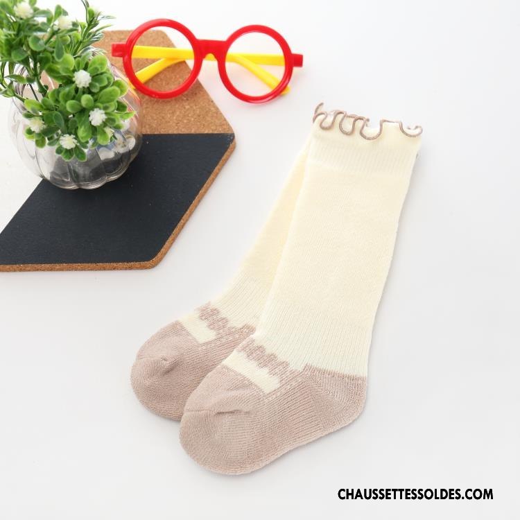 Chaussettes Mi Hautes Fille Renforcé Dentelle Milieu Manuel Danse Femme Rouge