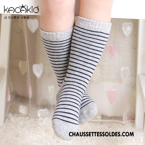 Chaussettes Mi Hautes Fille Terry Enfant L'automne Femme Homme Hiver Jaune