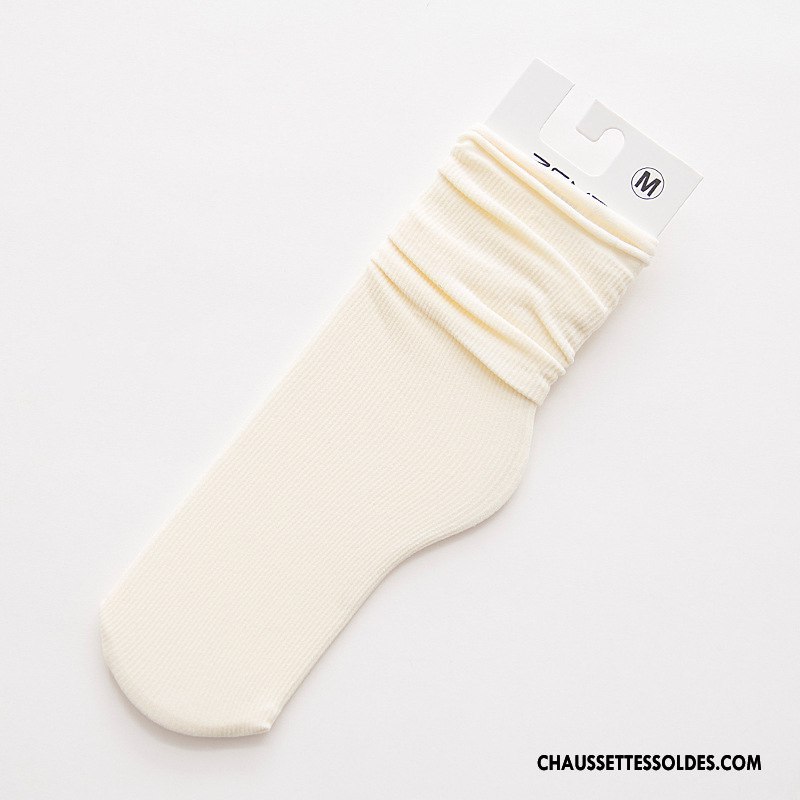 Chaussettes Mi Hautes Fille Très Mince Enfant Matelassé Chaussette De Noël Velours Femme Pure Bleu