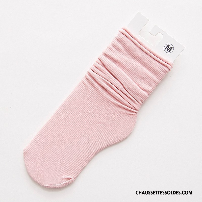 Chaussettes Mi Hautes Fille Très Mince Enfant Matelassé Chaussette De Noël Velours Femme Pure Bleu