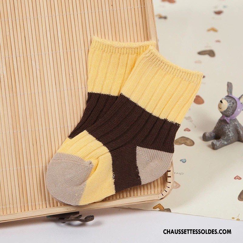 Chaussettes Mi Hautes Fille Élève Été Matelassé Milieu Enfant Cuisse Fishnet Bleu