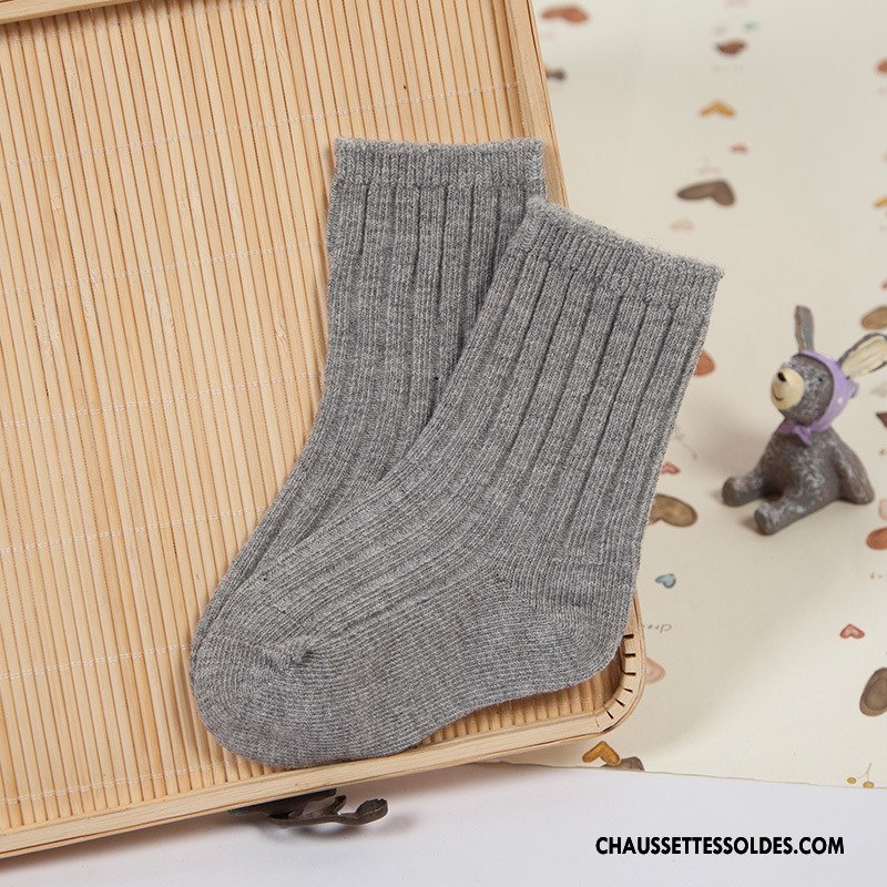 Chaussettes Mi Hautes Fille Élève Été Matelassé Milieu Enfant Cuisse Fishnet Bleu