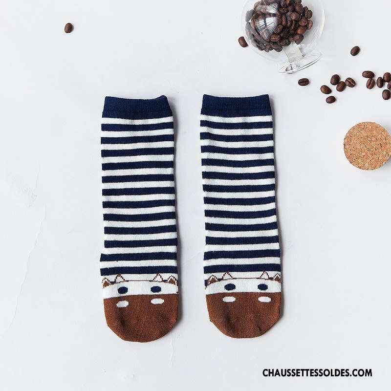 Chaussettes Mi Hautes Garçon Antidérapant Bébé Milieu Printemps 100% Coton Le Nouveau Jaune