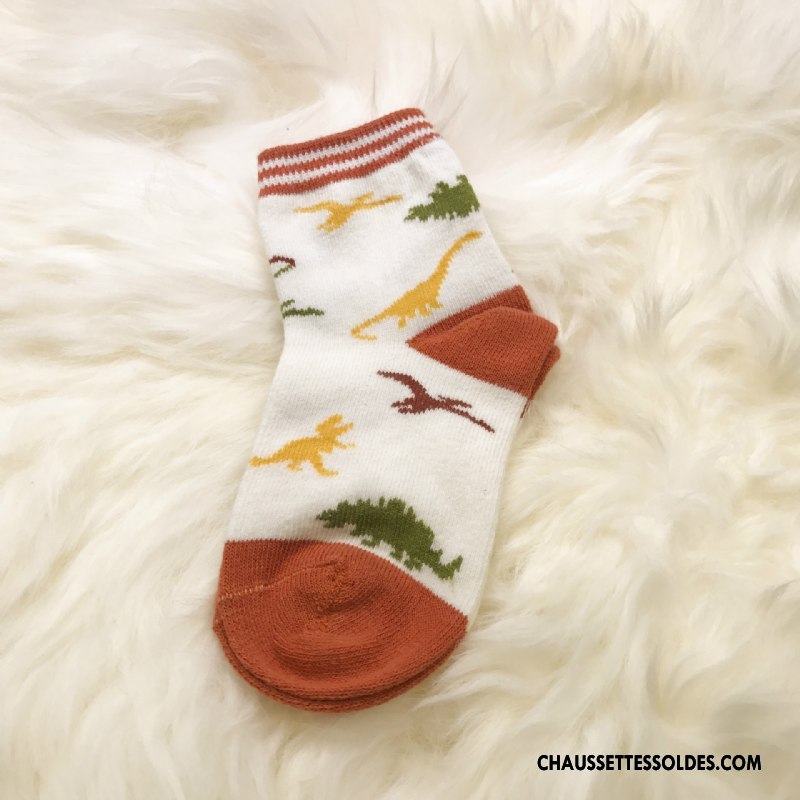 Chaussettes Mi Hautes Garçon Bicolore Enfant Milieu Homme Coton Bio Printemps Gris