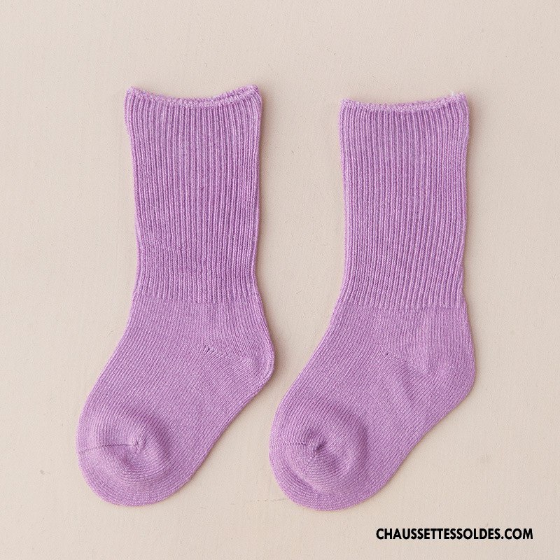 Chaussettes Mi Hautes Garçon Bouche Libre Printemps Bambou Fibre L'automne Bébé Vert
