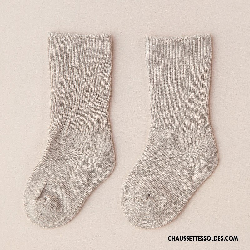 Chaussettes Mi Hautes Garçon Bouche Libre Printemps Bambou Fibre L'automne Bébé Vert