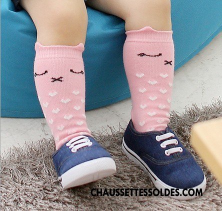 Chaussettes Mi Hautes Garçon Bébé Charmant Homme Milieu Printemps 100% Coton Gris Foncé
