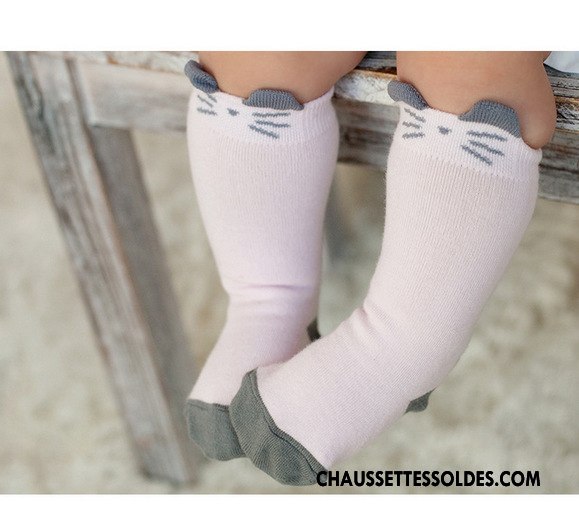 Chaussettes Mi Hautes Garçon Bébé Charmant Homme Milieu Printemps 100% Coton Gris Foncé