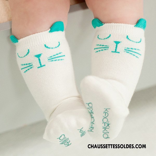 Chaussettes Mi Hautes Garçon Bébé Charmant Homme Milieu Printemps 100% Coton Gris Foncé