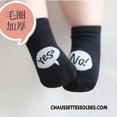 Chaussettes Mi Hautes Garçon Bébé Enfant 100% Coton Bouche Libre Hiver Renforcé Bleu